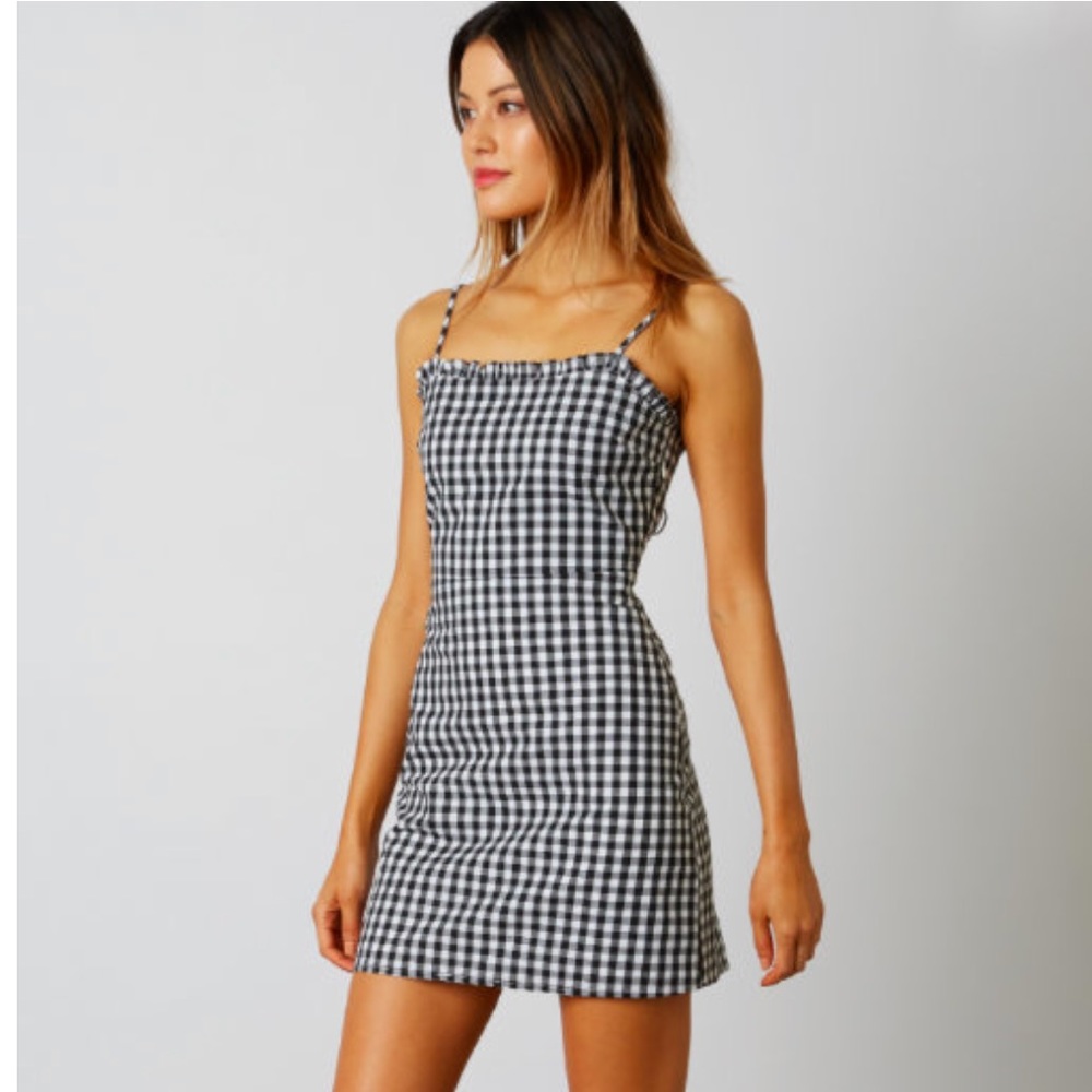 Cotton Candy LA Mini Gingham Dress - Picture 5 of 8